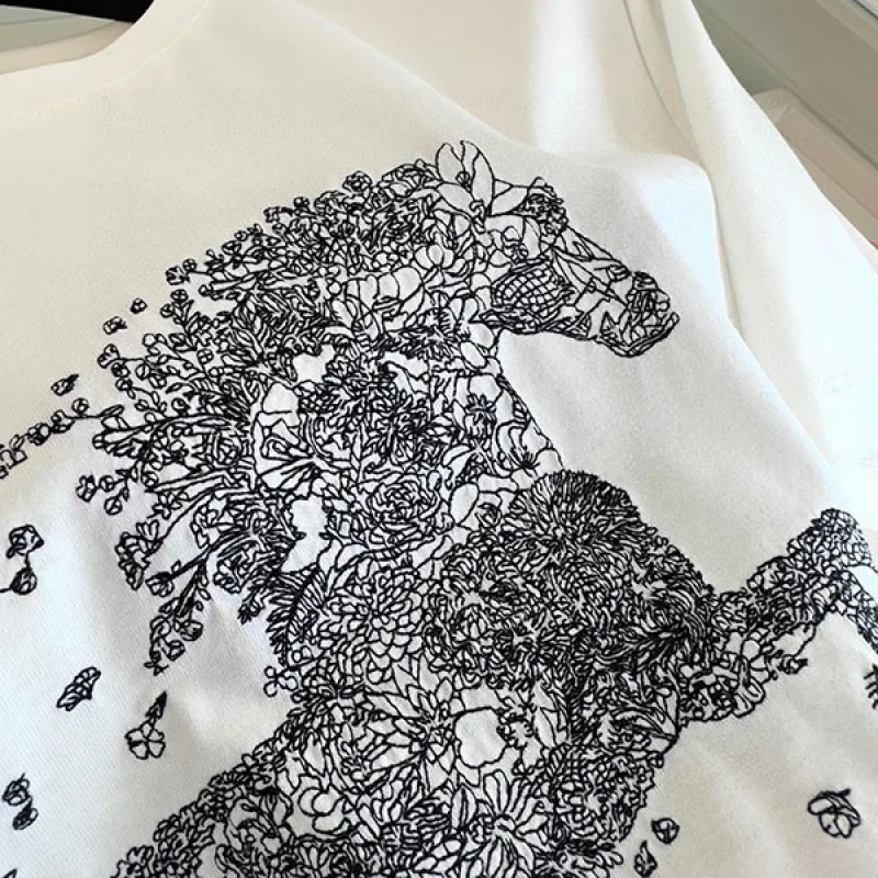 エルメス 馬柄 Tシャツ 偽物N級品 erj96464