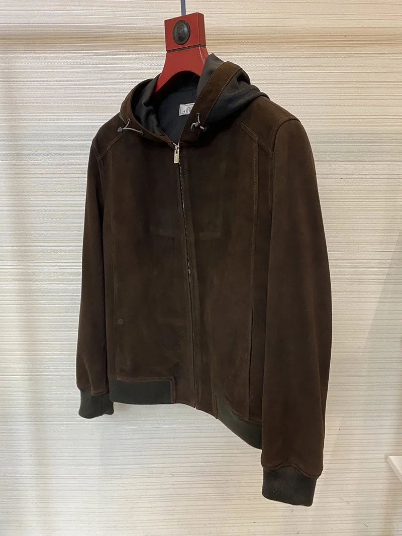 超話題!エルメス★カシミヤ ジップ付きジャケットコピー ero77446