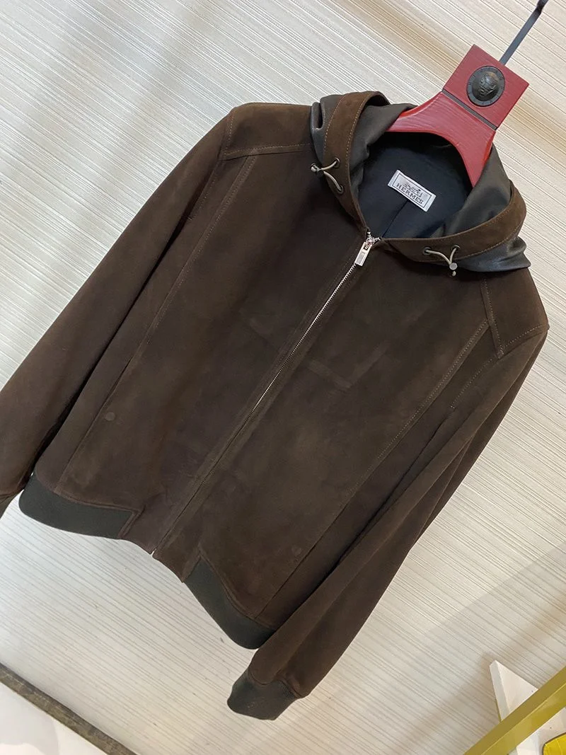 超話題!エルメス★カシミヤ ジップ付きジャケットコピー ero77446
