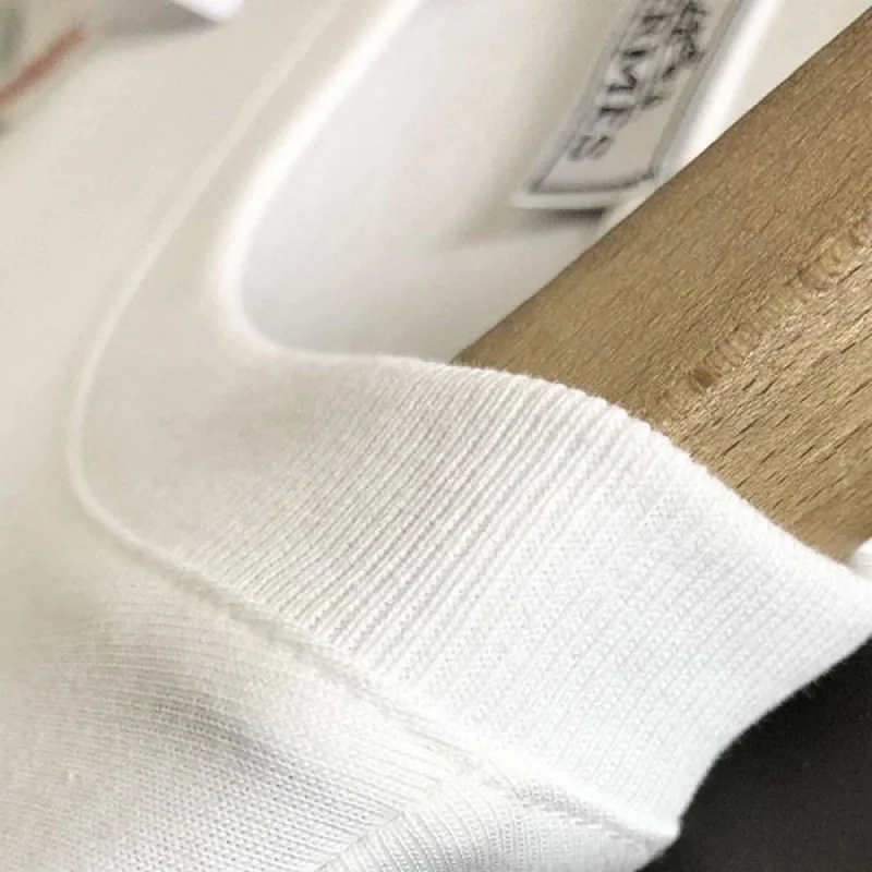超希少!エルメス 半袖 Tシャツ 偽物 H刺繍 コットン erq96470