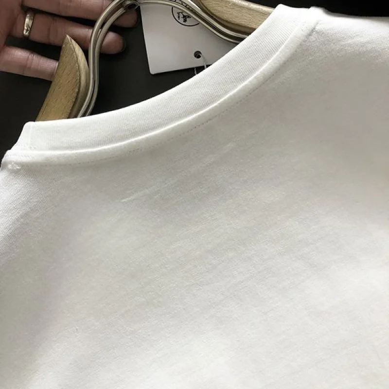 エルメス スーパーコピー プリント コットン Tシャツ 信用第一 err55694