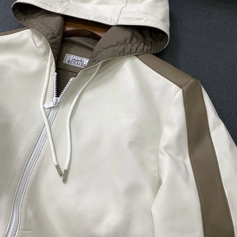 ★日本!!人気!エルメス レザー ジャケットコピー ディアスキン err65934