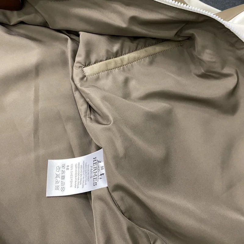 ★日本!!人気!エルメス レザー ジャケットコピー ディアスキン err65934
