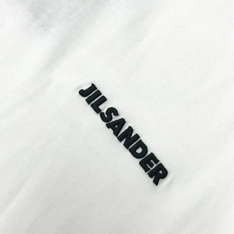 送料込ジルサンダー ロゴTシャツ 偽物 半袖 ホワイト Jie66506