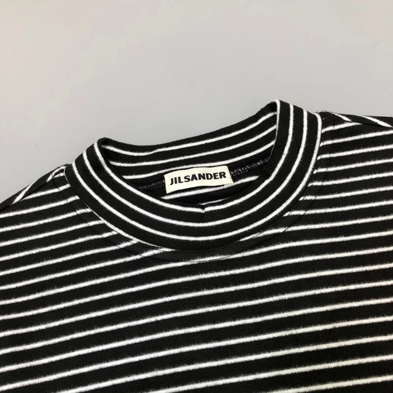 可愛いジルサンダー Tシャツ 偽物 ロゴ 長袖 ロンT Jih40210