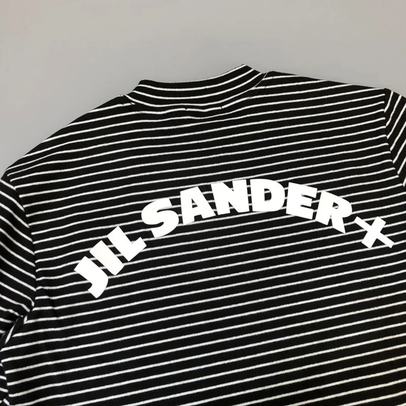 可愛いジルサンダー Tシャツ 偽物 ロゴ 長袖 ロンT Jih40210