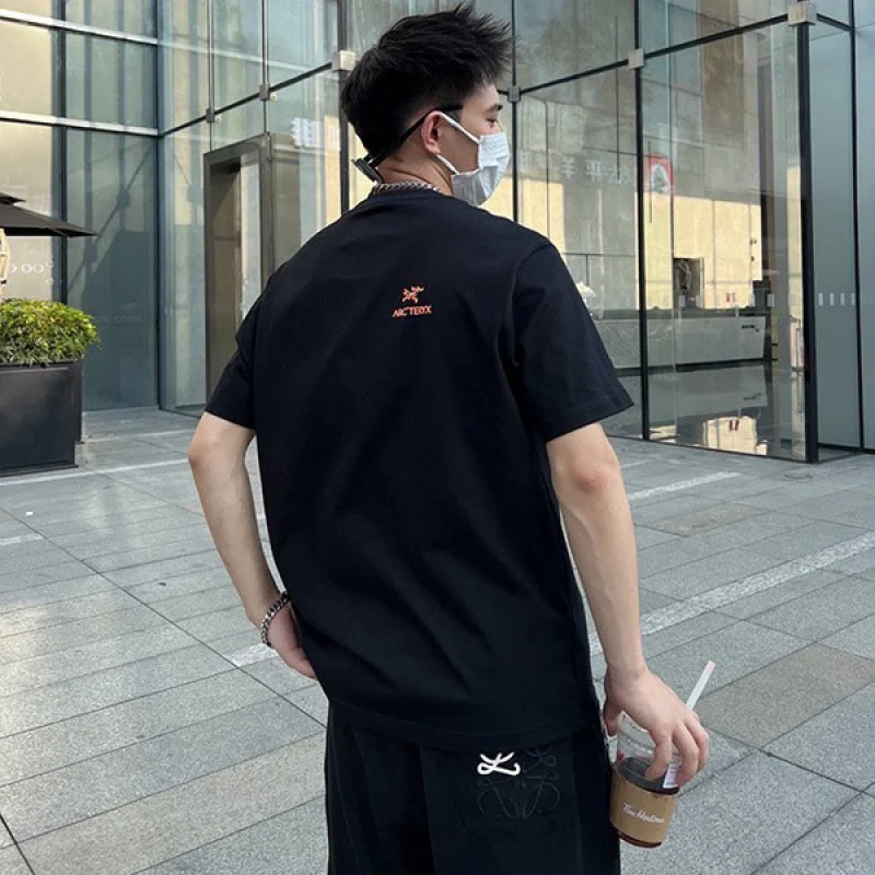 ジルサンダー+ x アークテリクス 偽物 コラボロゴTシャツ 男女兼用 Jik13604