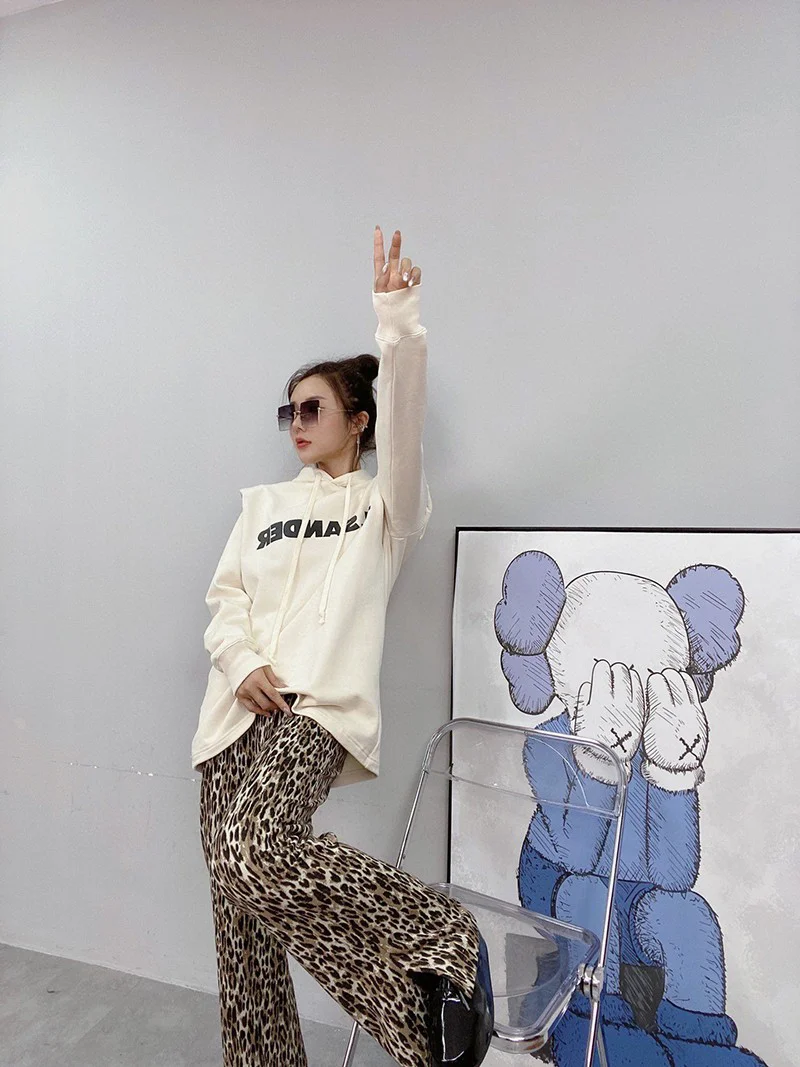 21-22AWジルサンダー パーカー コピー ロゴ刺繍 スウェットフーディー カーキ Jil85378