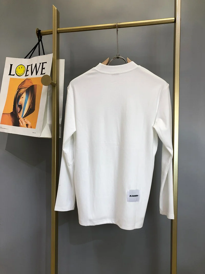 人気No1 ジルサンダー Tシャツ コピー ロゴ 長袖 ロンT 2色 Jil99755