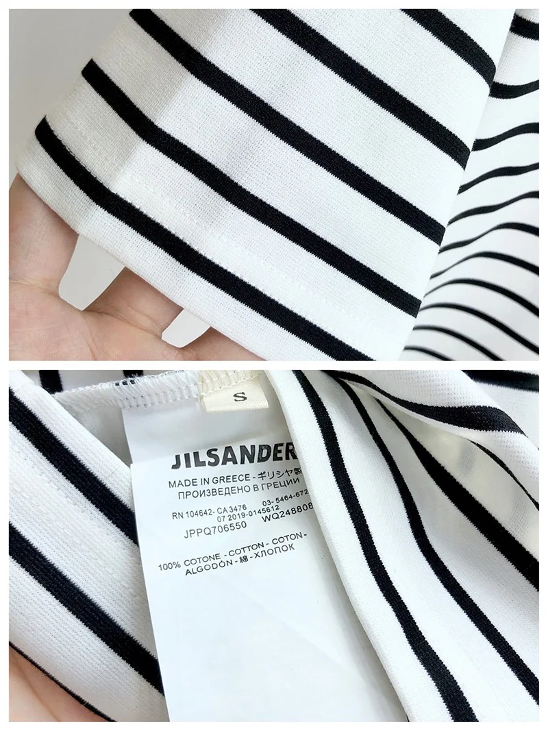 人気 ジルサンダー Tシャツ パロディ ロゴ プリント コットン 送関込み Jiq96698