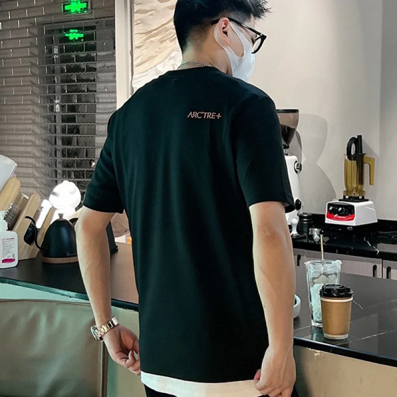 入手困難ジルサンダー+ x アークテリクス 偽物 リフレクティブ コラボTシャツ Jix52631
