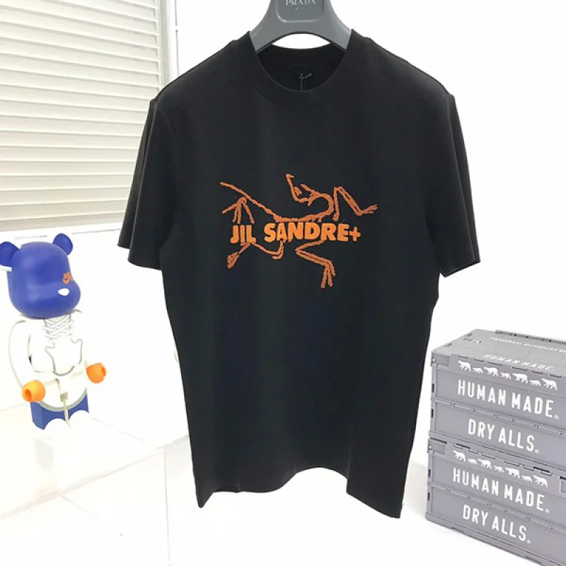 入手困難ジルサンダー+ x アークテリクス 偽物 リフレクティブ コラボTシャツ Jix52631
