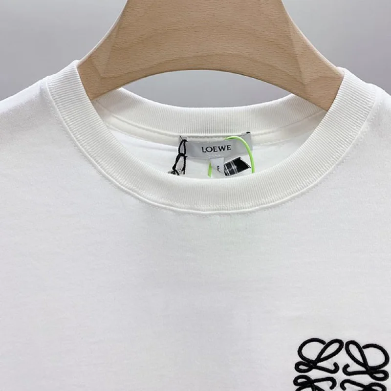 最安値挑戦 ロエベ エンブロイダリー アナグラム Tシャツ コピー 2色 H526Y22J26