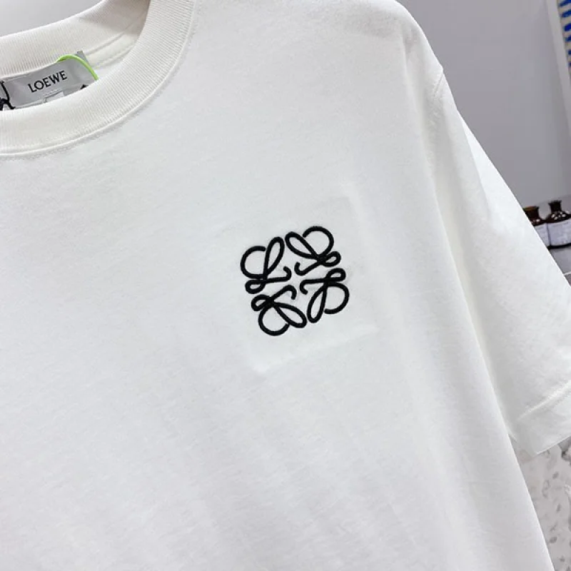 最安値挑戦 ロエベ エンブロイダリー アナグラム Tシャツ コピー 2色 H526Y22J26