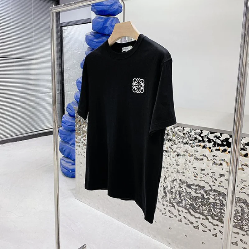最安値挑戦 ロエベ エンブロイダリー アナグラム Tシャツ コピー 2色 H526Y22J26