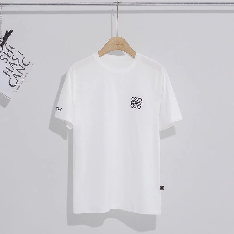 超話題!ロエベ☆アナグラム ロゴ コットン 半袖Tシャツ 偽物 H526Y22J261