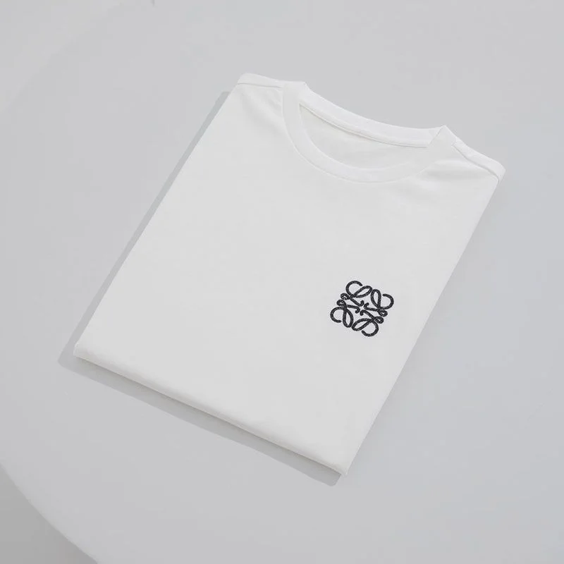 超話題!ロエベ☆アナグラム ロゴ コットン 半袖Tシャツ 偽物 H526Y22J261