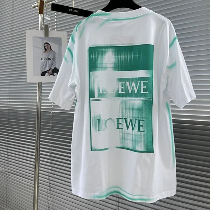 国内即発ロエベ アナグラム フォト偽物 Tシャツ コピーロゴ大☆ H526Y22X27