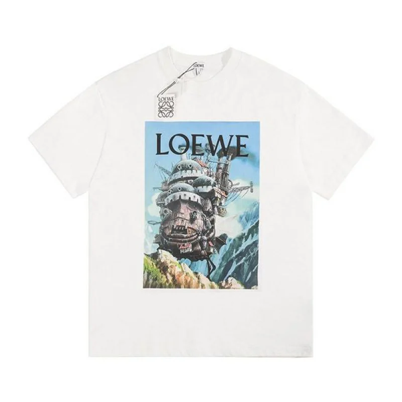 ★日本!!人気！ロエベ アナグラム プリント Tシャツ スーパーコピー loa38175