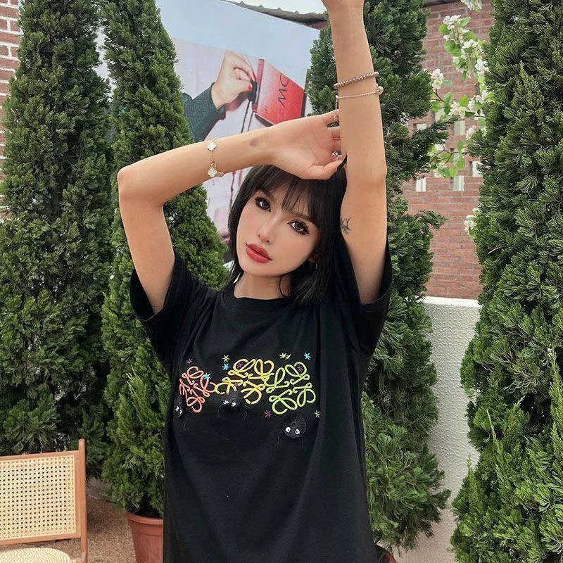 ロエベ コピー『千と千尋の神隠し』ススワタリ アナグラム Tシャツ (コットン) lob44738
