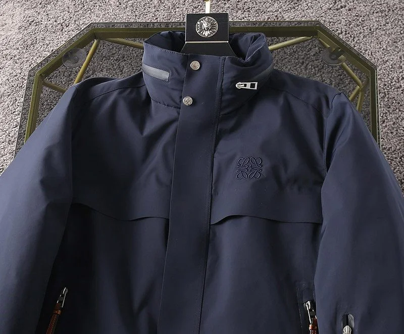 超希少!ロエベ コットン フーデッド パファー ダウンジャケット コピー lob70961