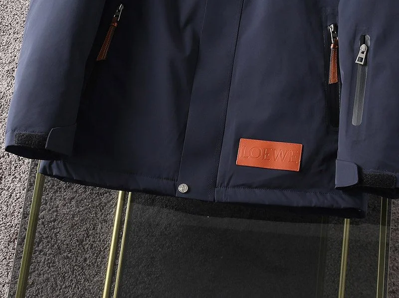 超希少!ロエベ コットン フーデッド パファー ダウンジャケット コピー lob70961