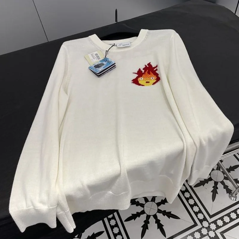 【大特価】ロエベ×ハウルの動く城 カルシファー セーター コピー loc38759