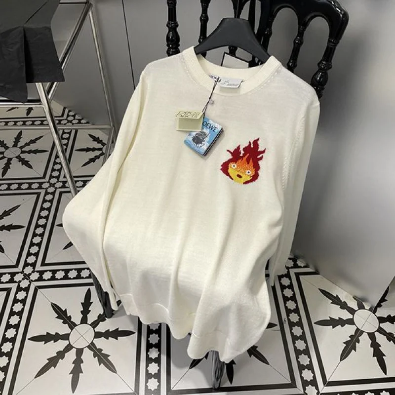 【大特価】ロエベ×ハウルの動く城 カルシファー セーター コピー loc38759