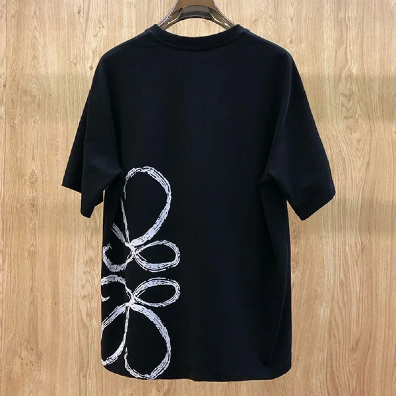 累積売上総額第1位!ロエベ★アナグラム ロゴ コットン 半袖 Tシャツ コピー lod46857