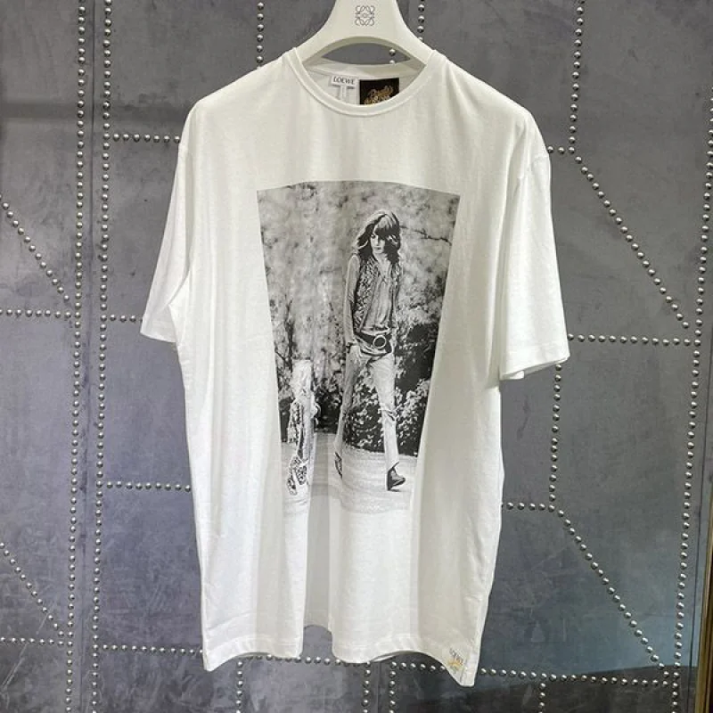売上総額1位!ロエベ Paulas Ibiza クロップド Tシャツ 偽物 lod60479
