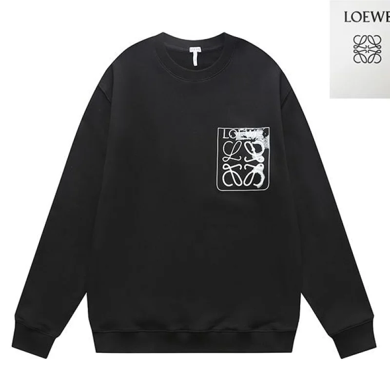 大人気!!新色ロエベ 偽物 アナグラム エンブロイダリー スウェッ loe16128