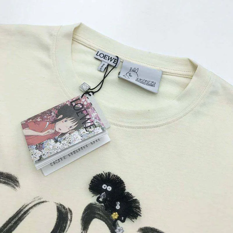 大人気!!新色 ロエベ × スタジオジブリ ロゴ Tシャツ コピー loc79636