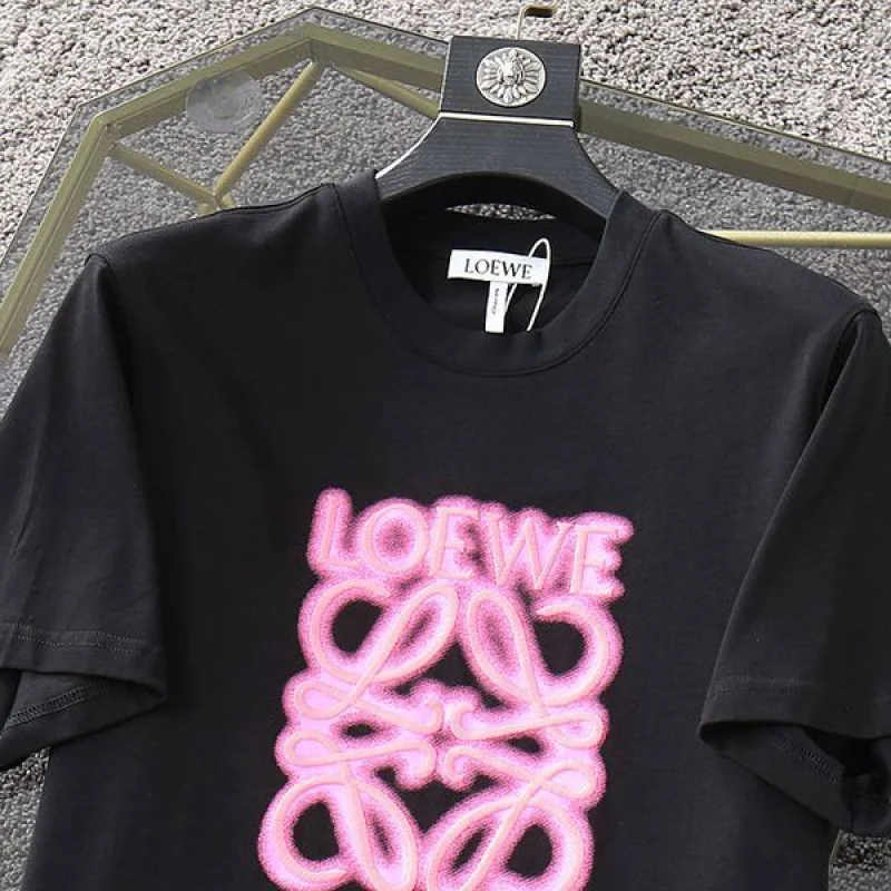 ☆関税込☆ロエベ★アナグラムバイカラーコットンTシャツ スーパーコピー★ lof57691