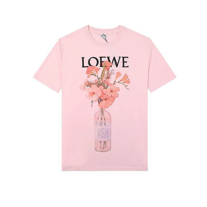 人気No1 ロエベ Tシャツ偽物 アナグラム ブローチプリント 半袖 loh07937