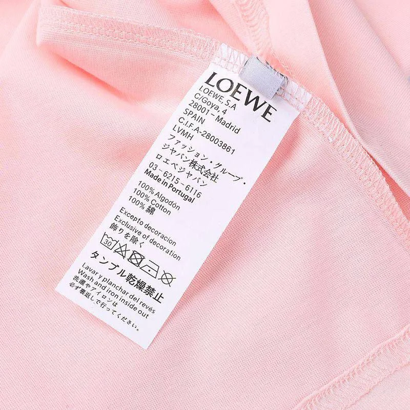 人気No1 ロエベ Tシャツ偽物 アナグラム ブローチプリント 半袖 loh07937
