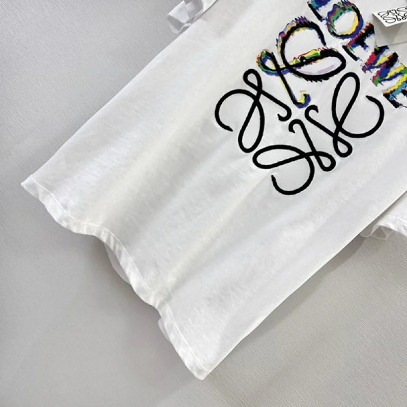 最安値挑戦 ロエベ アナグラム プリント Tシャツ 偽物 loh57666