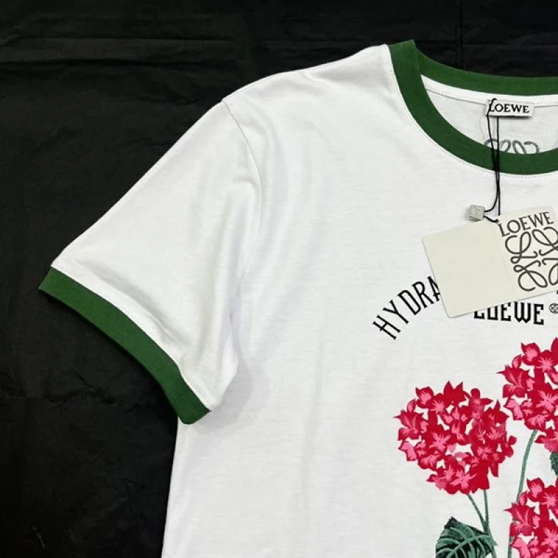 新色☆ロエベ フラワー Tシャツ コピー コットンジャージー S540Y22X29