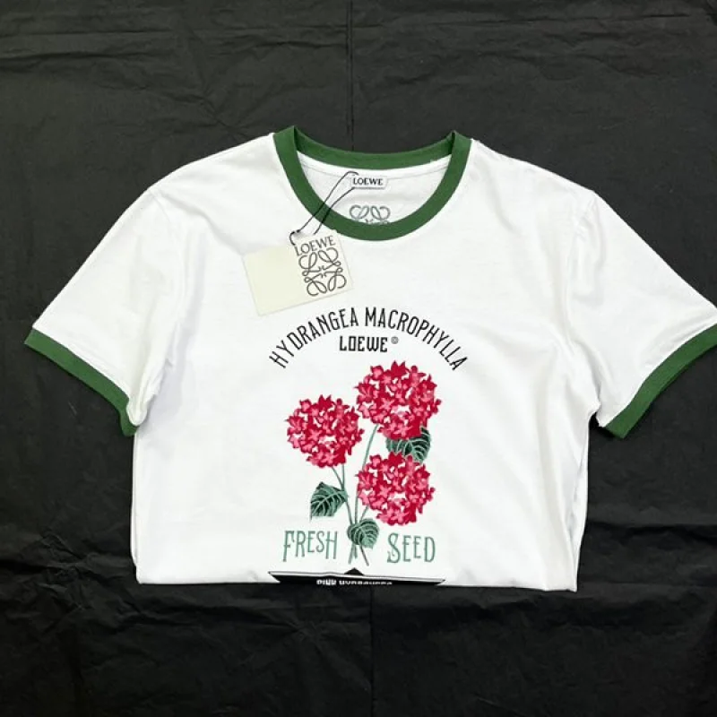 新色☆ロエベ フラワー Tシャツ コピー コットンジャージー S540Y22X29