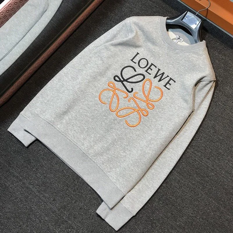 ★日本!!人気!ロエベ アナグラム エンブロイダリー スウェットシャツ コピー lok02660