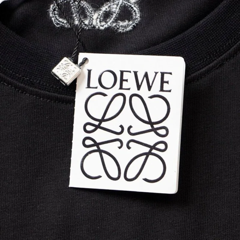 人気No1ロエベ 偽物 Paulas Ibiza ロゴ コットン Tシャツ 半袖 lok07899