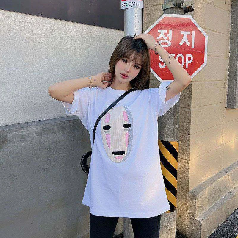 ☆超人気☆【ロエベ×スタジオジブリ】カオナシ クルーネック Tシャツ コピー lol01203