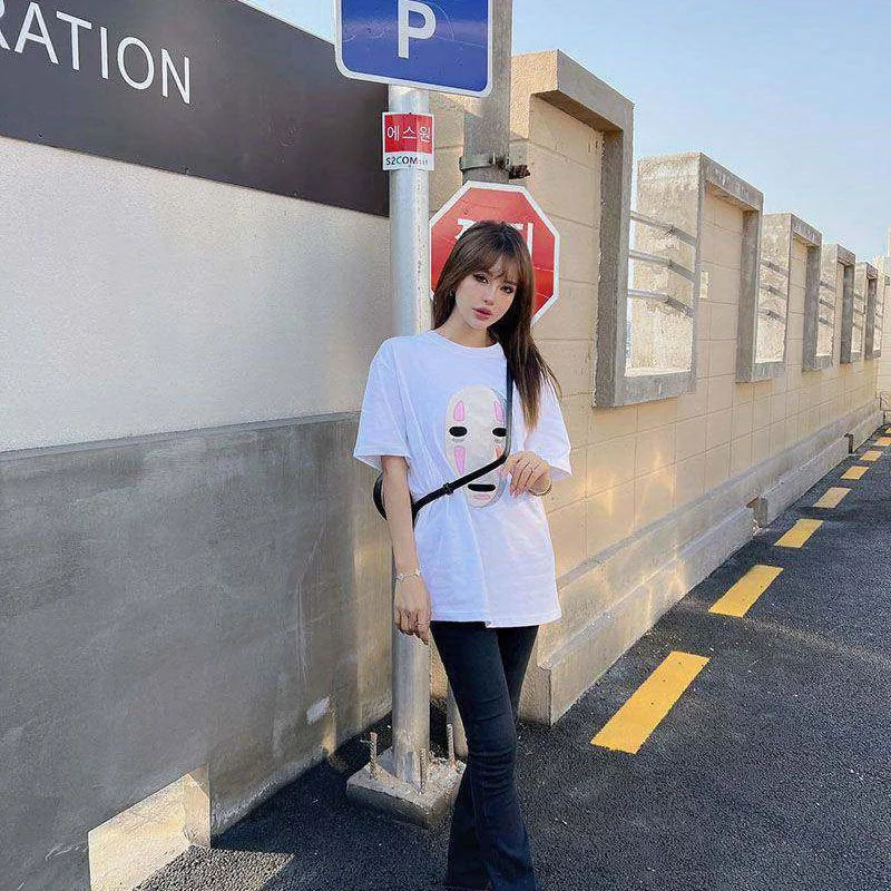☆超人気☆【ロエベ×スタジオジブリ】カオナシ クルーネック Tシャツ コピー lol01203