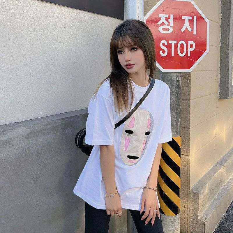 ☆超人気☆【ロエベ×スタジオジブリ】カオナシ クルーネック Tシャツ コピー lol01203
