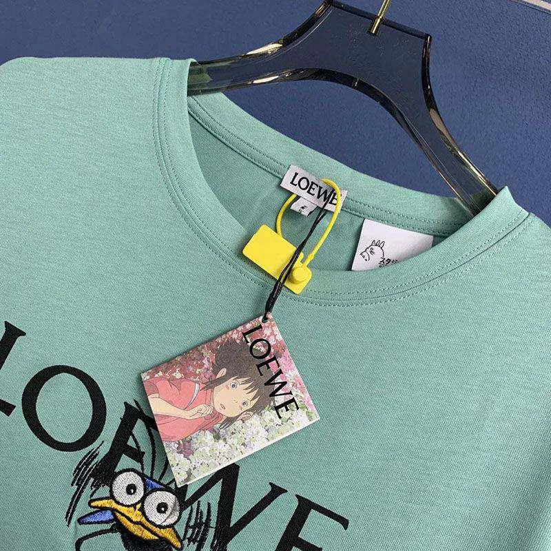 可愛い ロエベ×ジブリ ハエドリ クルーネックTシャツ コピー lom16507