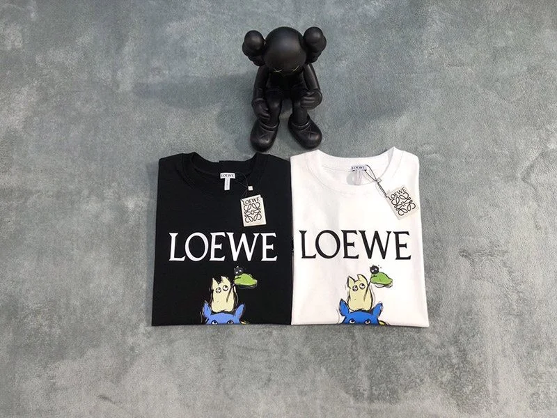 大人気!可愛い ロエベ トトロ tシャツ コピー コラボ コットン loo38422