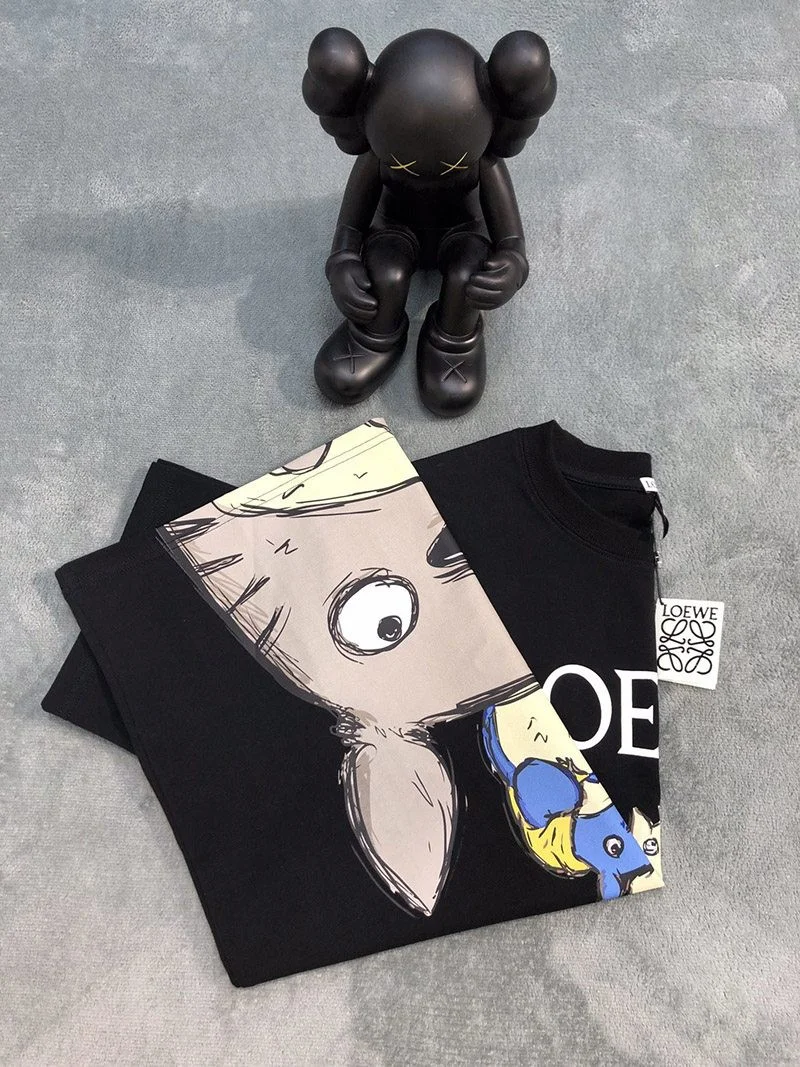争奪戦 可愛い ロエベ トトロ tシャツ コピー コラボ コットン lop69694