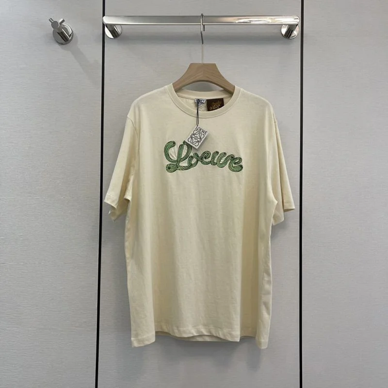 日本未入荷ロエベ サボテンロゴがカワイイシンプル半袖Tシャツ コピー lop93191