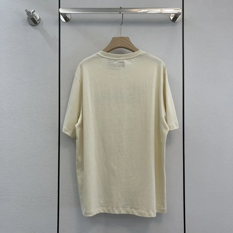 日本未入荷ロエベ サボテンロゴがカワイイシンプル半袖Tシャツ コピー lop93191