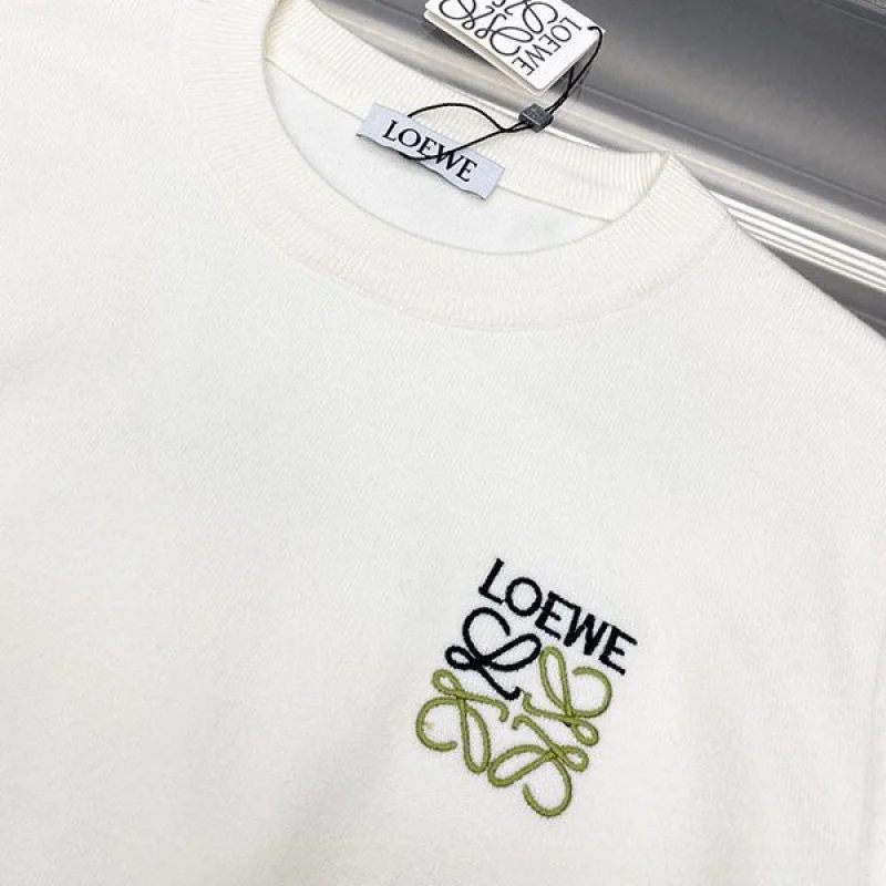 累積売上総額第1位!ロエベ ロゴ入り ウールセーター 偽物 loq26430
