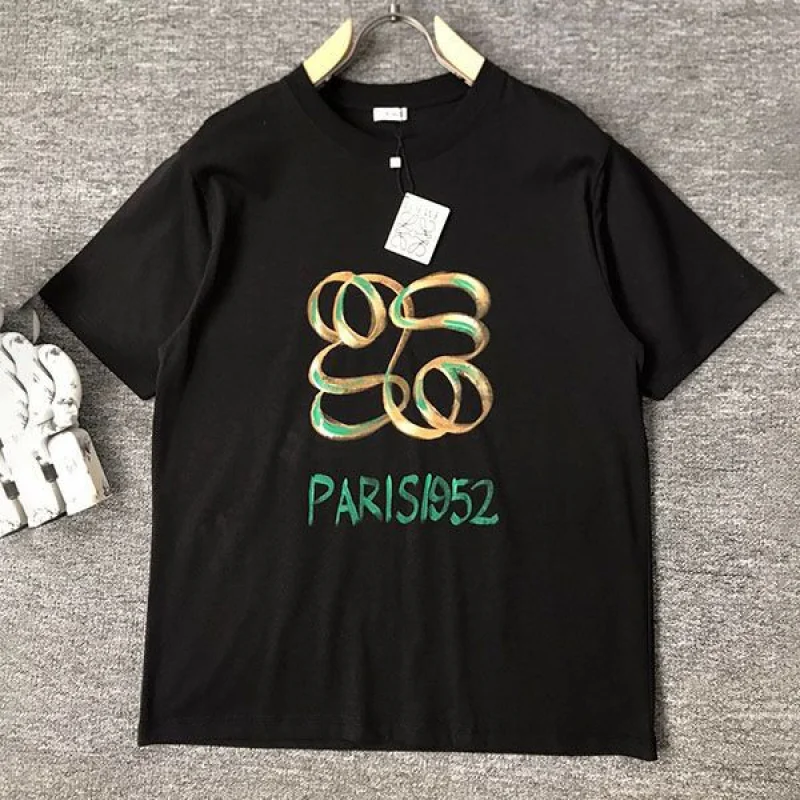 n級品 おすすめ☆ロエベ★アナグラムバイカラーコットンTシャツ 偽物★ loq69071
